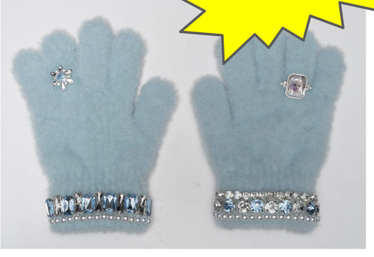 DISNEY FROZEN ELSA JEWELED GLOVES