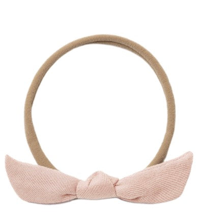 LITTLE KNOT HEADBAND DUSTY ROSE