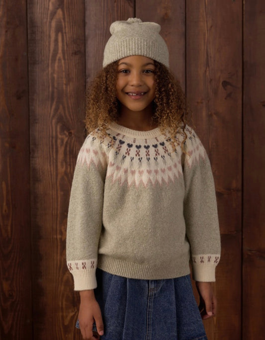 FAIR ISLE SWEATER SAGE