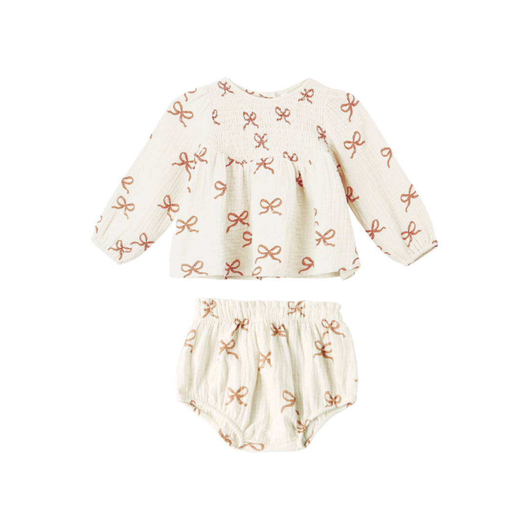 SOPHIA TOP + BLOOMER SET || RUBY BOWS