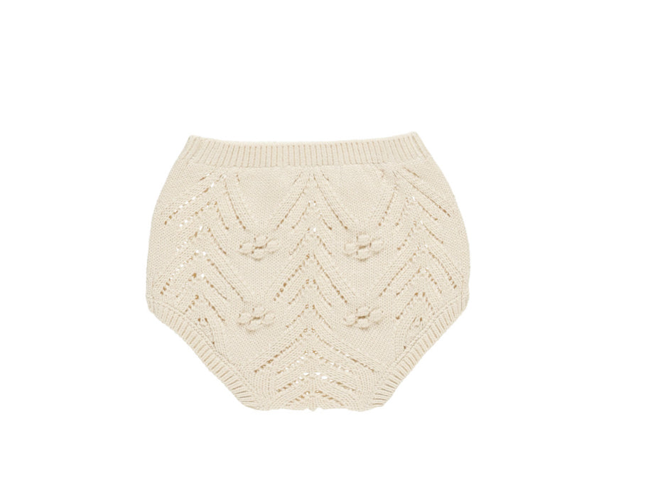 KNIT BLOOMER ||NATURAL