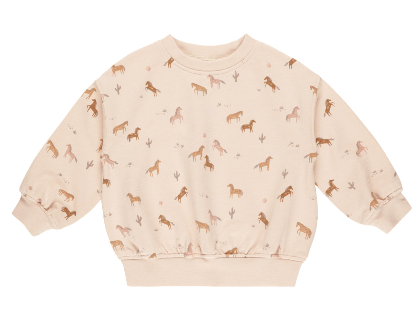 RELAXED SWEATSHIRT || HORSES