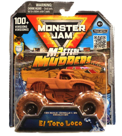 Monster Jam, Mystery Mudders,
Official Die-Cast Monster Truck,