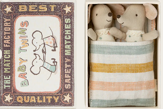 Twins, Baby mice in matchbox