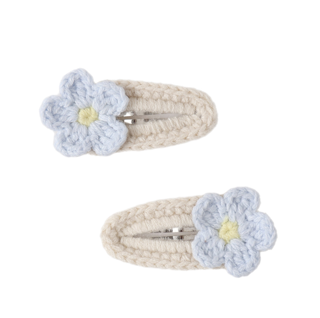 CROCHET CLIP SET NATURAL