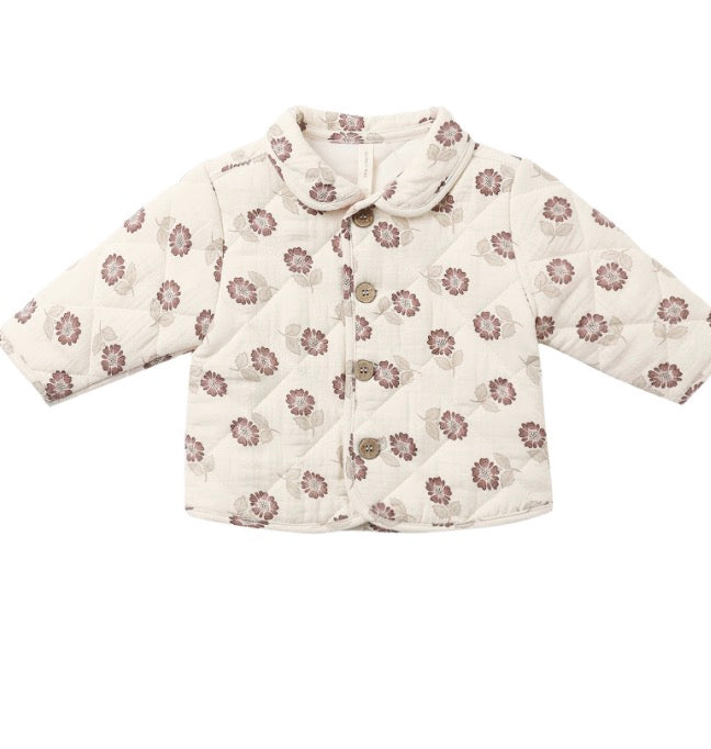 QUILTED JACKET FALL FLORAL
