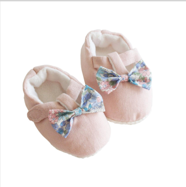 Bow Booties Liberty Blue