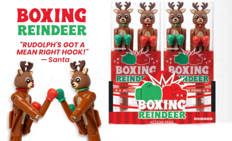 BOXING REINDEER Action PENS