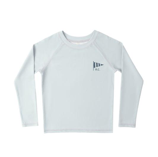LONG SLEEVE RASHGUARD LIGHT BLUE