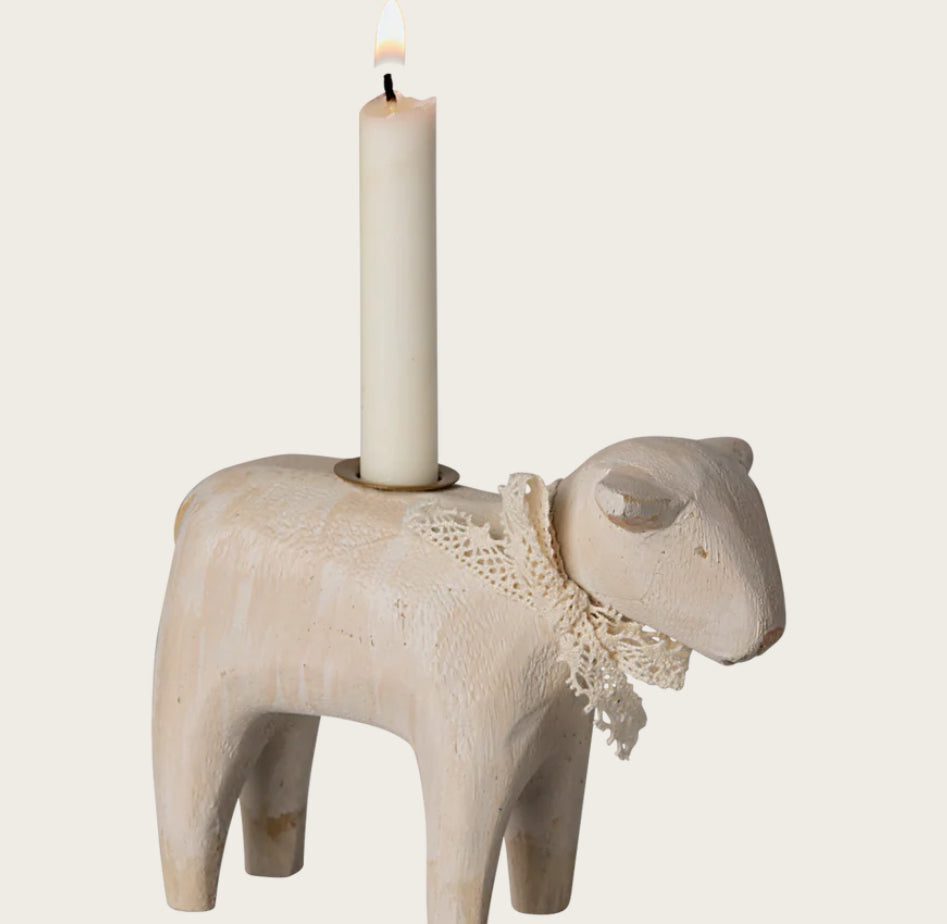 Candle holder, Lamb