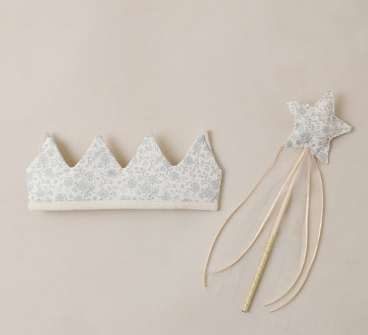 CROWN AND WAND SKY FLORAL