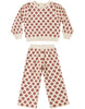 JACQUARD KNIT SET POINSETTIA