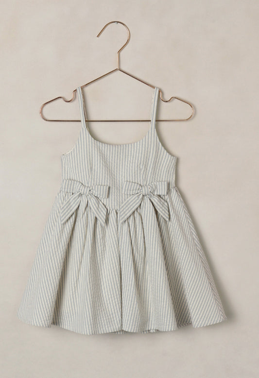 BETSY DRESS SKY STRIPE