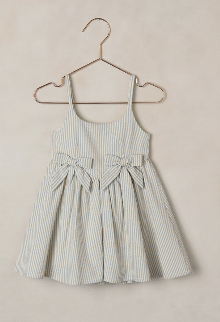 BETSY DRESS SKY STRIPE