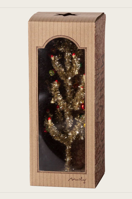 Christmas tree, Gold - Red and green decoration