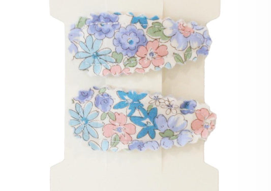 Hair Clip Set Liberty Blue