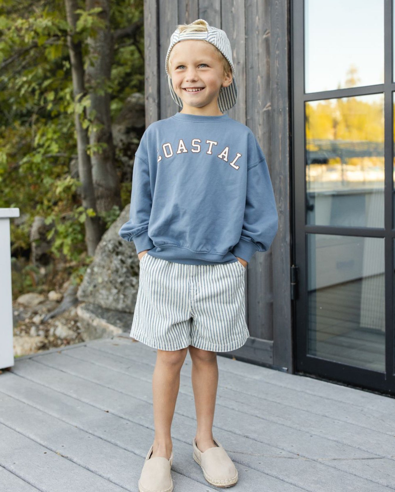 DAWSON SHORT RAILROAD STRIPE