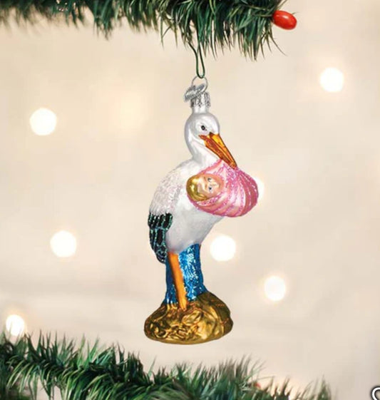 Pink Bundle Of Joy Ornament