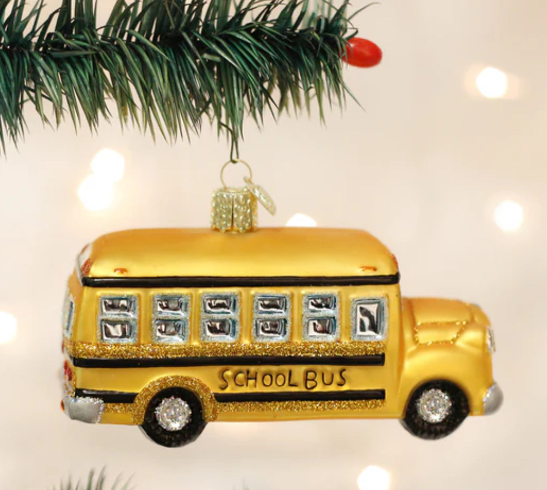 School Bus Ornament