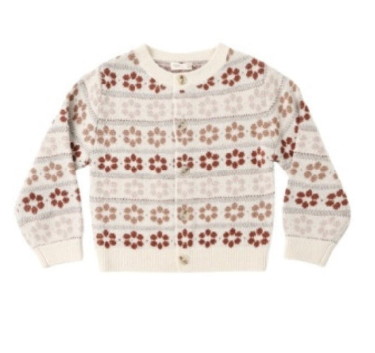 CHEYENNE CARDIGAN FLOWER FAIR ISLE