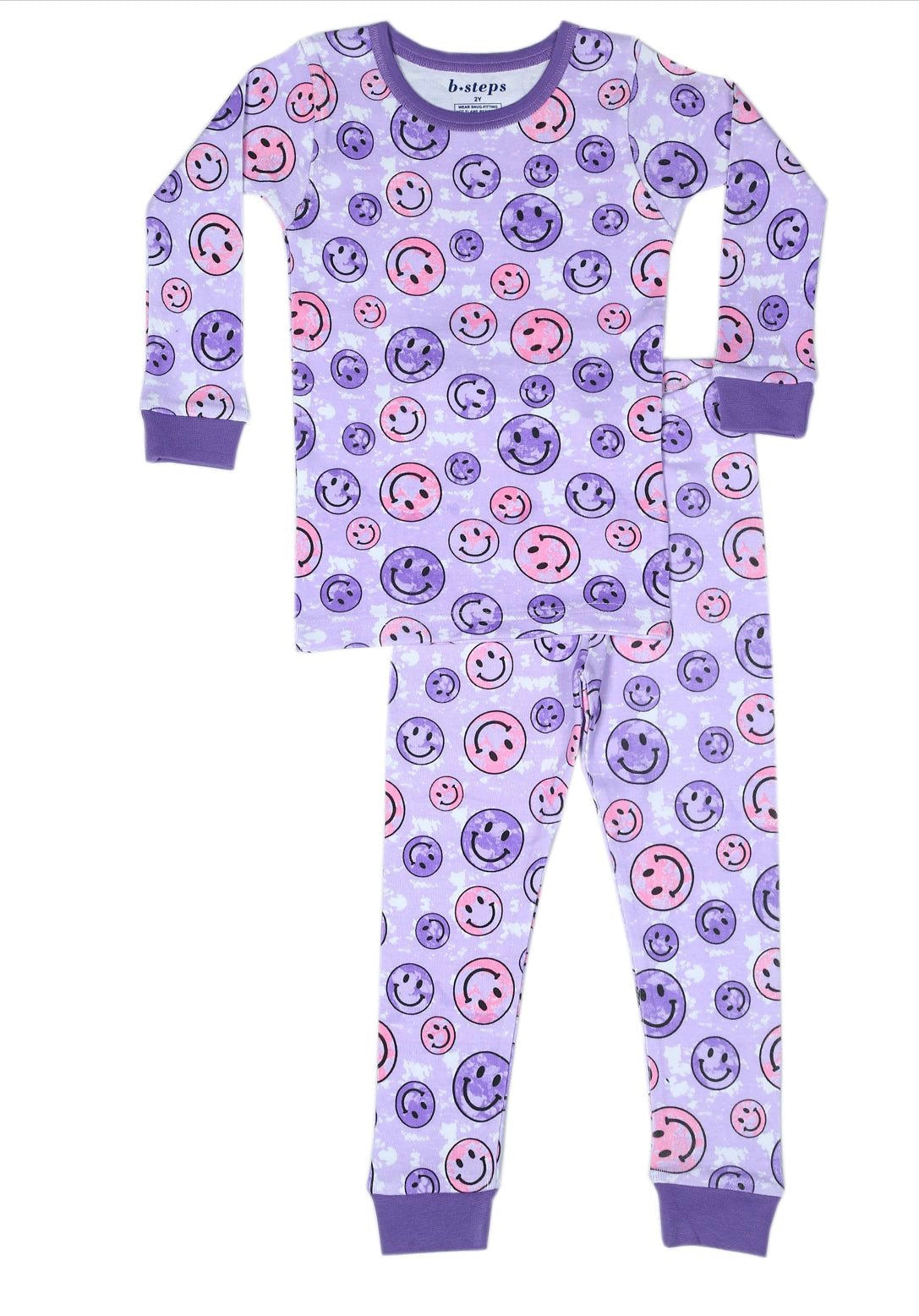 PJ- SMILEY TIE DYE PURPLE
