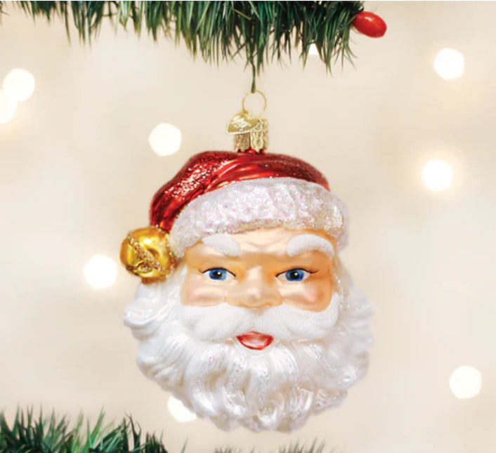 Jingle Bell Santa Ornament