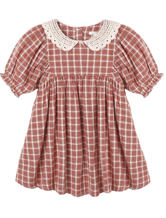 HEIDI DRESS VINTAGE PLAID