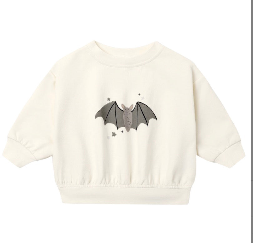 RELAXED FLEECE SWEATSHIRT + SWEATPANT BABY BATS