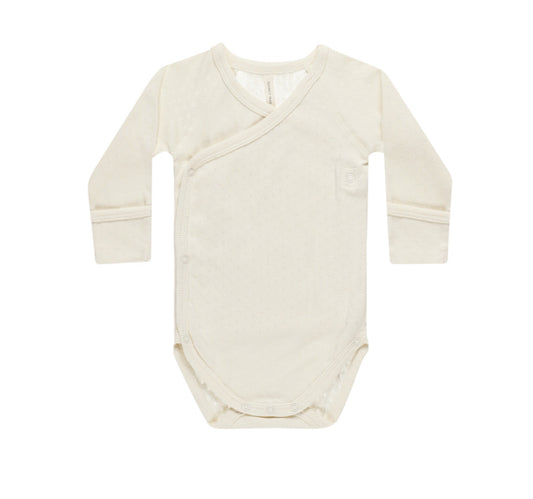 SIDE SNAP BODYSUIT || ivory