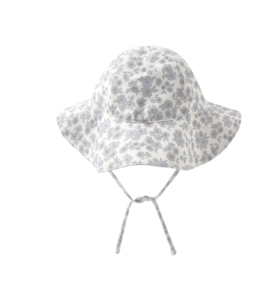 SUN HAT BLUE FLORAL