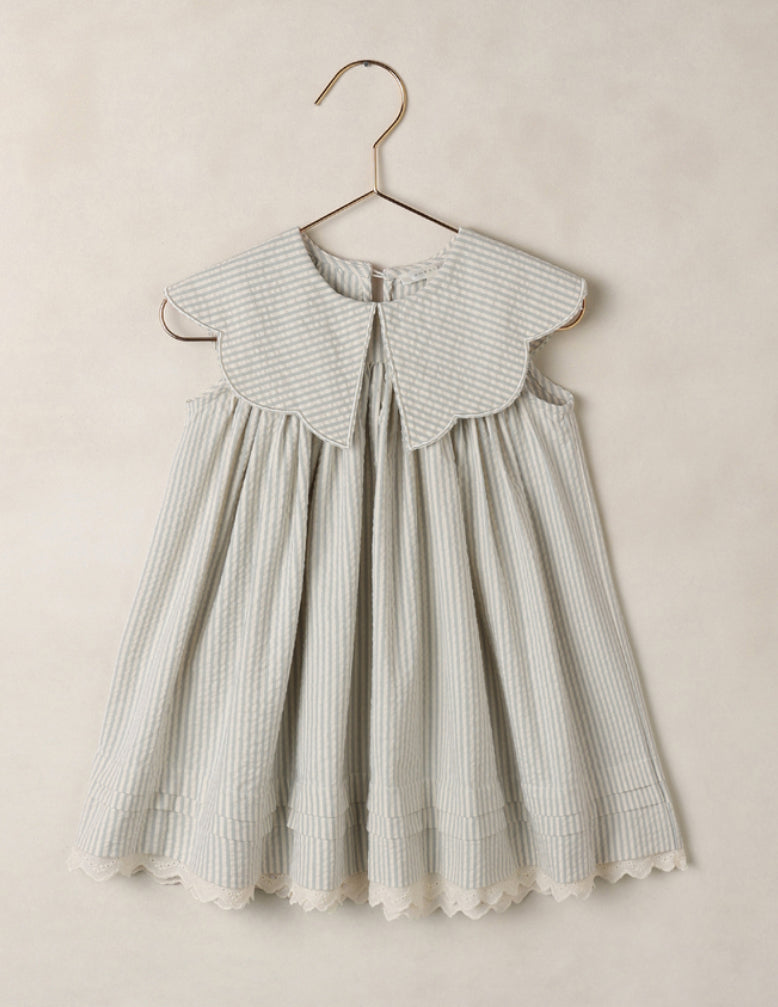 FLORENCE DRESS SKY STRIPE