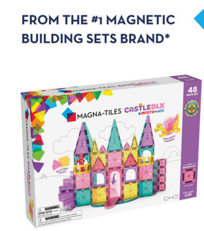 Magna-Tiles Castle DLX 48-Piece Set