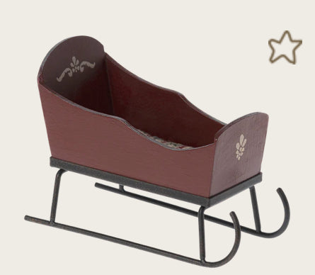 Maileg Mini Christmas Tree, Sleigh  & Garland