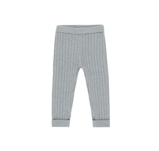 DUSTY BLUE CUFFED LEGGING ||