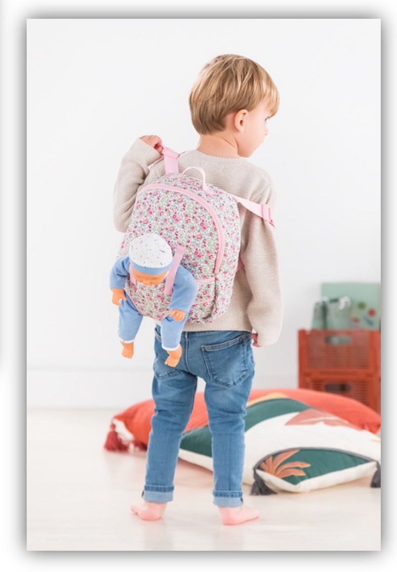 Corolle Floral Backpack Baby Carrier