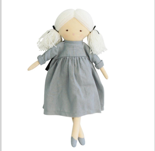 Matilda Doll Grey- Blonde