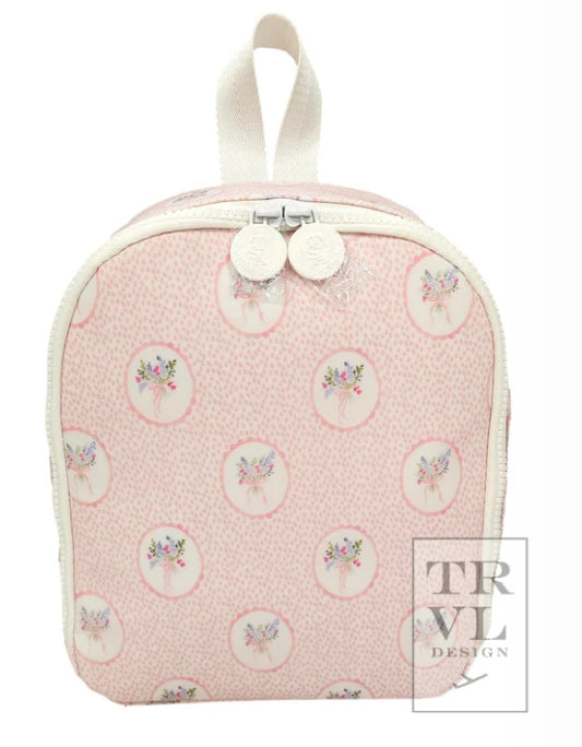 BRING IT Lunch Bag - FLORAL MEDALLION PINK