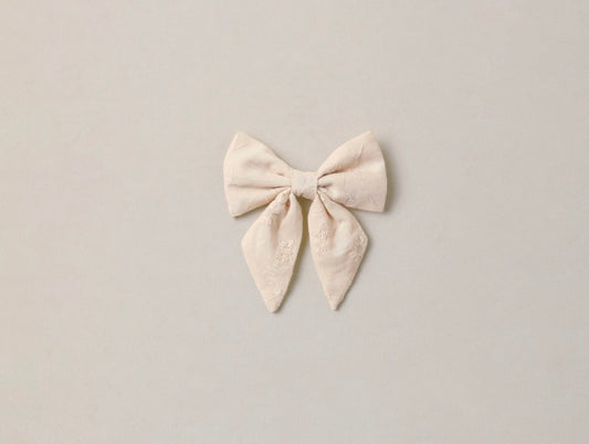 NORAH BOW EMBROIDERED FLORAL
