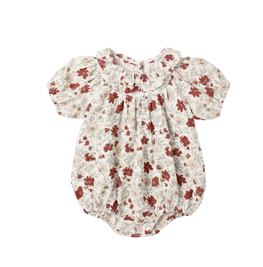 LULA ROMPER || HOLIDAY FLORAL