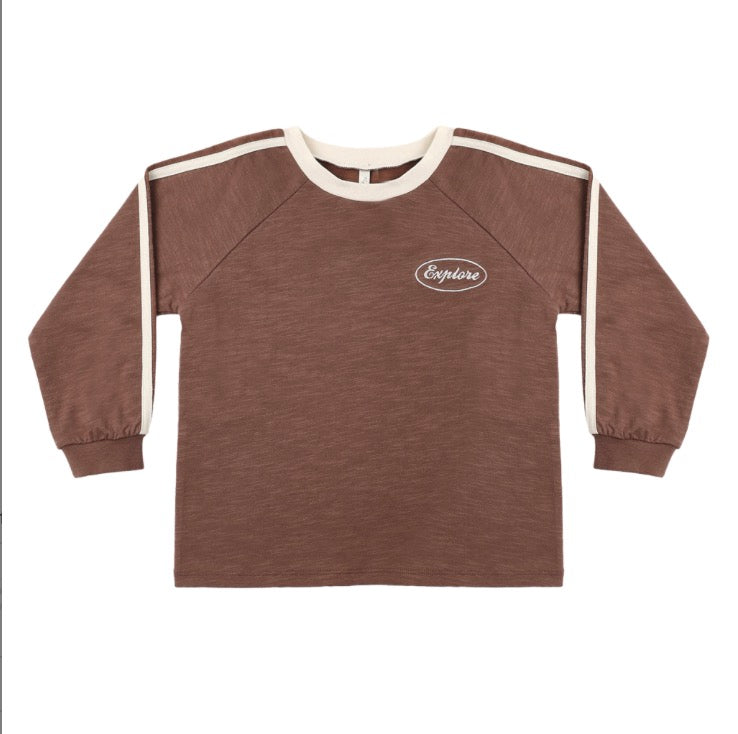 RELAXED LONG SLEEVE TEE EXPLORE