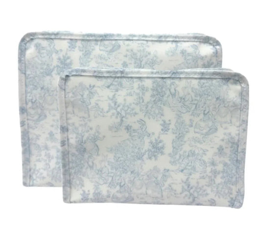 ROADIE MEDIUM - BUNNY TOILE BLUE