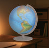 Illuminated Geopolitical Globe