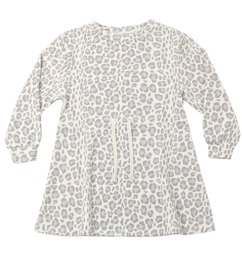 TATE DRESS BLUE LEOPARD