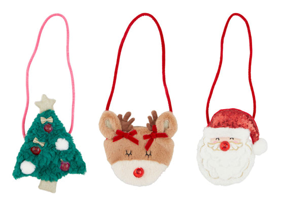 LIGHT UP SANTA PURSE