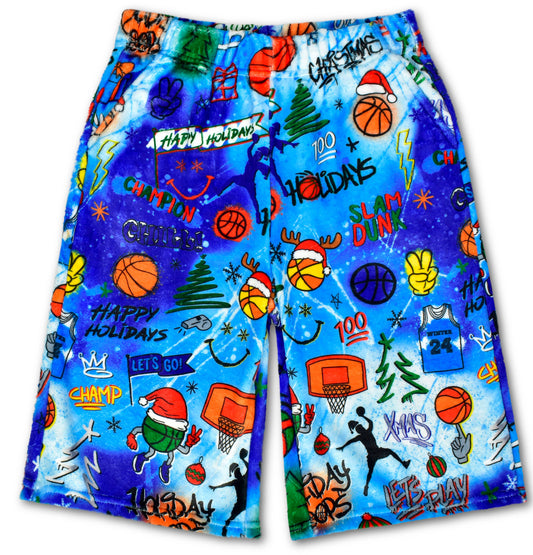 Corey Paige  Holiday Hoops Plush Shorts