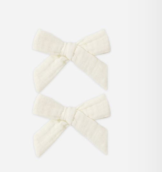 BOWS, SET OF 2 IVORY SS26