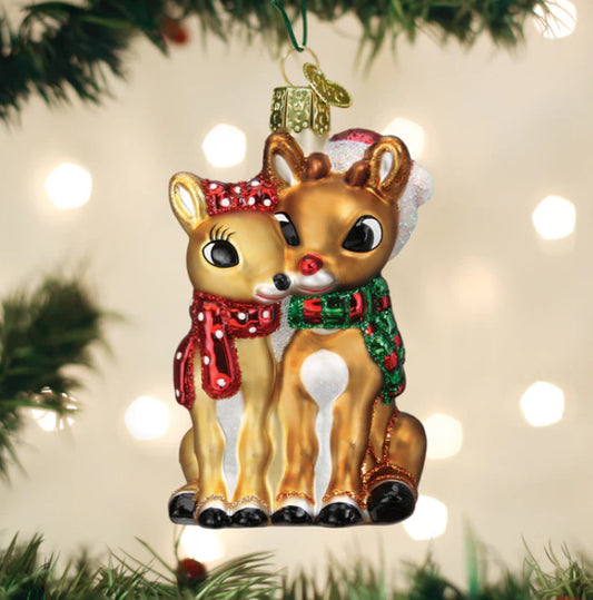 Rudolph® And Clarice™ Ornament