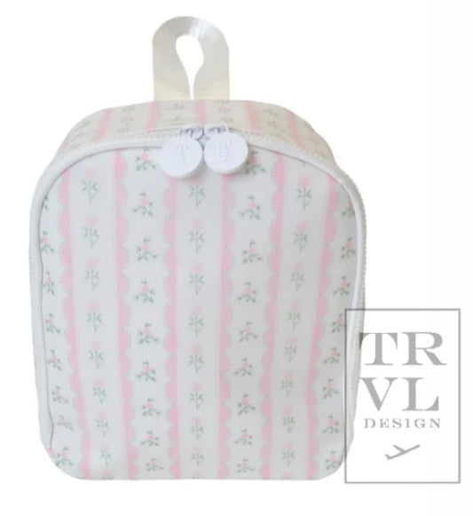 BRING IT Lunch Bag - RIBBON FLORAL PINK