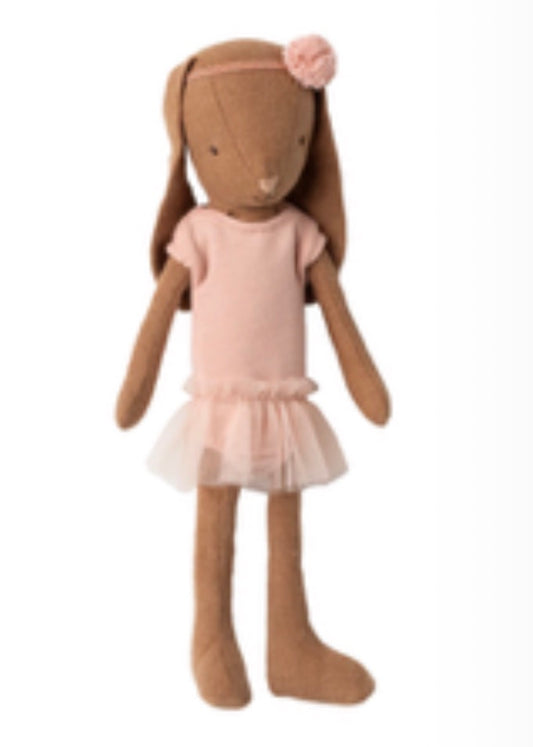 Bunny size 1, Chocolate brown- Ballet suit and skirt rose