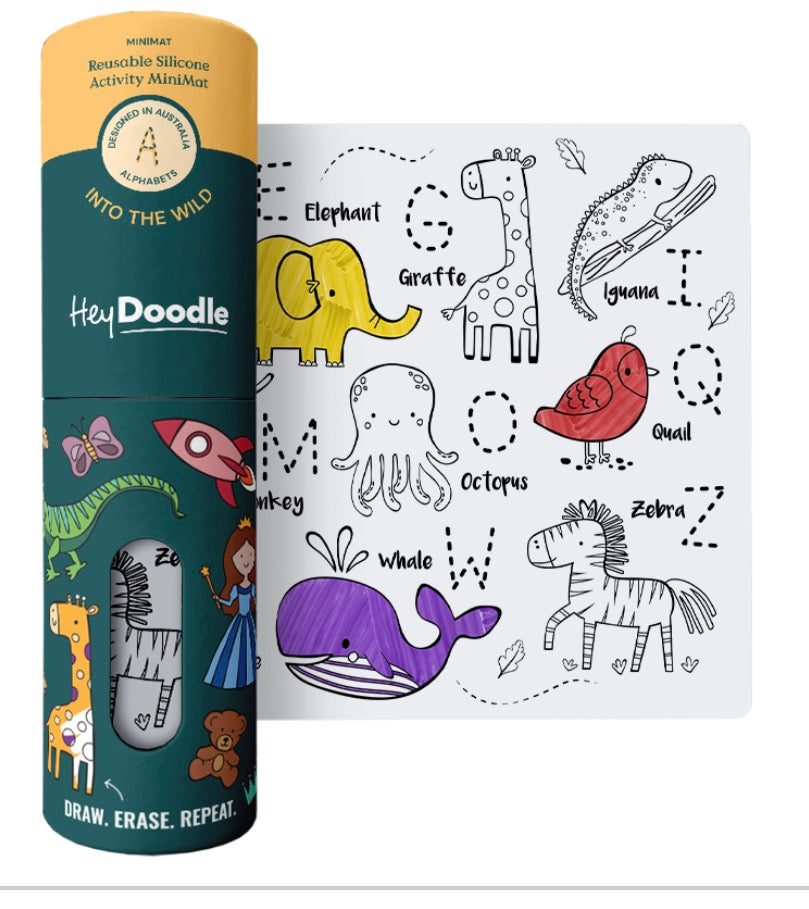 MINI INTO THE WILD-ABC Animal mini mat